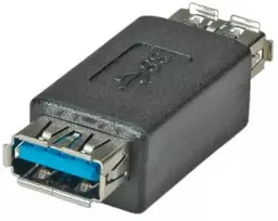 ROLINE USB 3.0 adapteris, A tipo F į A tipo F, juodas