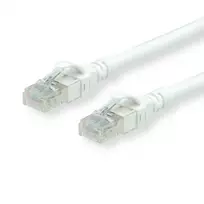 Roline Komutacinis kabelis CAT6A 0,5 M UTP, LSZH, baltas, RJ45 neekranuotas