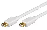 Goobay 1 m „Mini DisplayPort“ kabelis, 1 m, „Mini DisplayPort“, „Mini DisplayPort“, kištukas, kištukas, baltas
