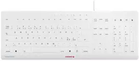CHERRY STREAM PROTECT klaviatūra USB JK-8502PN-0 QWERTY, balta