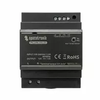 Spacetronik Maitinimo šaltinis DIN 100W 12V 7.5A