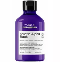Garnier L'OREAL PROFESSIONNEL_Keratin Alpha Sleek išlyginamasis šampūnas linkusiems pūstis plaukams, 300 ml