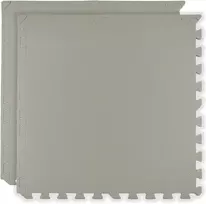 Putų grindų kilimėlis Humbi 120x60 Didelės putų dėlionės, atsparios vandeniui, saugios, 2 vnt. Šviesiai pilka