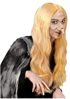 Widmann Ilgais plaukais blondinė raganos perukas, Morgana