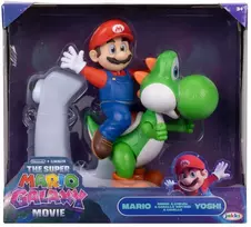 Jakks Pacific The Super Mario Galaxy Movie - Mario Riding Feature Yoshi (432814)