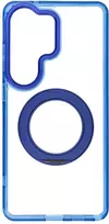 Dėklas Samsung S26 Ultra Frame Circle Stand, suderinamas su MagSafe, tamsiai mėlynas