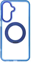 Dėklas Samsung A27 Frame Circle Stand, suderinamas su MagSafe, granatinis