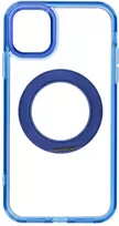 OEM dėklas iPhone 11 su rėmeliu, apskritu stovu, suderinamas su MagSafe, tamsiai mėlynas