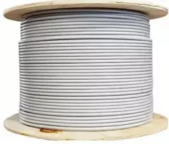 Lanview Cat6a F-UTP tinklo kabelis 4x2xAWG23 500m, 500 m, Cat6a, F/UTP (FTP), Balta