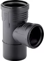 90 x 75 mm x 87,5° vamzdis Silent PP Geberit