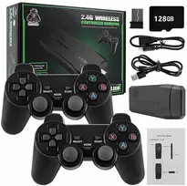 HDMI 4K HDTV vaizdo žaidimų konsolė, M8 retro žaidimų konsolė su 2 belaidžiais valdikliais 4k žaidimų lazda, 100 % visiškai naujas
