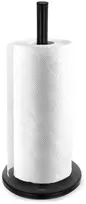 Popierinių rankšluosčių laikiklis, metalinis, juodas, 34 cm
