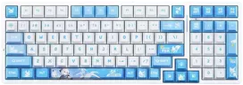 ATK Gear A98 PRO Arctic Fox, belaidė mechaninė klaviatūra, RGB, Balta / Mėlyna