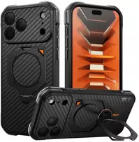 SUPCASE AERO MAG MagSafe iPhone 17 PRO MAX / 18 PRO MAX ARAMIDINIS DĖKLAS Juodas