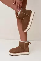 Aulinukai su platforma ir zomšos paviršiumi Step in style