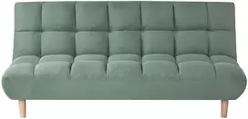 Beliani Dvivietė sofa-lova RISOR, šviesiai žalia