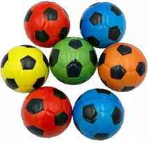 Paroloninis futbolo kamuoliukas-šokliukas, 9 cm - Žalia