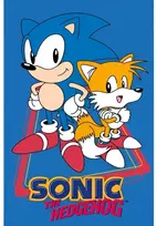 Sonic the Hedgehog Tails rankšluostis veidui ir rankšluostis, 30x50cm