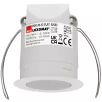 BEG BRCK LUXOMAT PD11-M-92583 itin plokščias lubų judesio jutiklis įleidžiamam montavimui, PIR, 360°, 2300W, baltas
