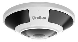 Ernitec Saturn Pro 12MP žuvies akies stebėjimo kamera, 15 m, PoE, IP66, IK10, NDAA