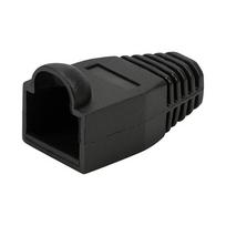 LogiLink MP0064 RJ45 kištukų apsauginiai gaubteliai 6,5 mm, juodi, CAT6A (50 vnt.)