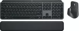 Logitech MX Keys S Combo 920-011613 belaidė klaviatūra ir pelė, RF + Bluetooth, QWERTY britiškas anglų išdėstymas, grafito spalvos