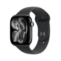 Apple Watch Series 11 5G išmanusis laikrodis su 46 mm aliuminio korpusu, M/L, juodas, MFC44QL/A