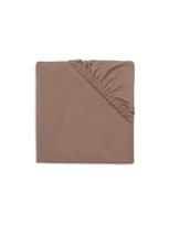 Jollein paklodė su guma Jersey, 60x120 cm, Milky Coffee