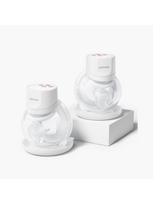 Momcozy dvigubas nešiojamas belaidis pientraukis S12 Pro+, baltas