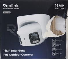 SALE OUT. Reolink PoE 4K 16MP Dual Lens and 180° panoramic view Camera