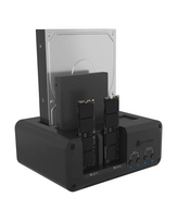 Raidsonic 4-bay Enclosure for 2x M.2 NVMe and 2x 2.5"/3.5" HDD/SSD | IB-2925MS-CU31