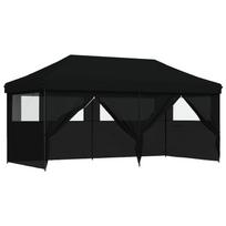 vidaXL Šventės palapinė 292 x 580 x 315 cm Juoda Oksfordo audinys