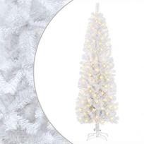 vidaXL Dirbtinis lieknas Kalėdų medis 210 cm 300 LED Šilta balta