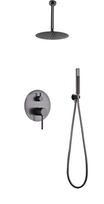 Potinkinė dušo sistema Imex Tivoli GPT039/BGM grafito gunmetal spalvos