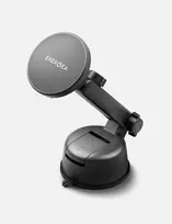 ENERGEA MagdriveKit 15W automobilinis laikiklis – magnetinis belaidis įkroviklis priekiniam stiklui, prietaisų skydeliui, ventiliacijos angai – juoda