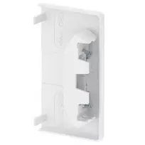 OBO BETTERMANN GK-E70130RW Galinis dangtelis 70x130 mm PVC gryna balta RAL9010 6274570