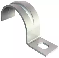 OBO Bettermann 604 20 G vertikalus tvirtinimo spaustukas, cinkuotas plienas, 20 mm gofruotam vamzdžiui 1003208