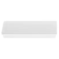Magnetoplan 1665100 stačiakampis magnetas, vientisa ferito šerdis, laikymo jėga apie 1,3 kg, baltas