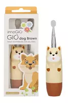 InnoGIO GIOdog 2+ GIO-452BROWN soninis dantų šepetėlis, rudos spalvos
