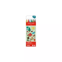 Caran d'Ache Fibralo Kawaii Swiss flomasteriai, 6 vnt., vandeniniais dažais 185.804