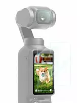 K+F 2x Grūdintas stiklas HD 9H Apsauga LCD ekranui, skirta DJI Pocket 3 / DJI Pocket 4 / K&F / Kf20.0019