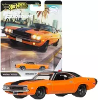Hot Wheels Greiti ir Įsiutę suasmenintas automobilis 1970 Dodge Challenger R/T