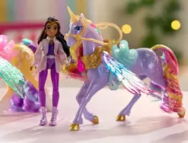 Vienaragžių akademija: Sparnų magija. Rinkinys su lėle Sophia ir vienaragio figura Wildstar + aksesuarai Unicorn Academy Wing Magic