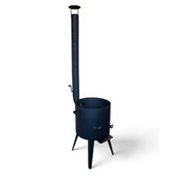 Krosnelė kazanui 8-10L / skersmuo 33cm / plienas 3mm / Kazan Mangal (KM10)