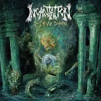 Orange Incantation - Sect Of Vile Divinities (Baltas With Evergreen, Mustard Geltona And Halloween Oranžinis Splatter) 1LP (vinilinė plokštelė)
