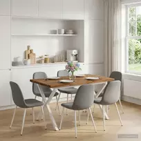 Gyvas kraštas valgomojo stalas 110 x 55 x 75 cm