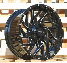 Ratlankis RACINGLINE B1508 R20x10 12x135 ET -12 CB 106.1 (Black) (1134 kg)