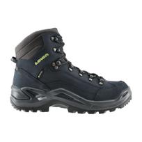 LOWA Renegade GTX Mid Dark Blue/Lime Vyriški žygio batai