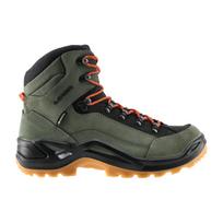 LOWA Renegade GTX Mid Green/Orange Vyriški žygio batai