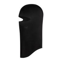 Buff Lightweight Merino Wool Balaclava Solid Black Balaklava